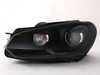 ES#1923560 - 5K1941754D - Golf R Headlight Housing - Right (Passenger Side) - Perfect upgrade for any existing Xenon ready MK6 - Genuine European Volkswagen Audi - Volkswagen