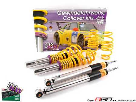 ES#2102369 - 35210078 - KW V3 Series Coilover Kit - The ultimate in coilover technology featuring double adjustable dampening - KW Suspension - Audi