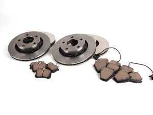 ES#2083366 - 4B3698002 - ECS RPS Kit - Complete, Zimmermann Rotors & Akebono Euro Ceramic Pads - Everything you need to service your brakes in an afternoon. - Assembled By ECS - Volkswagen
