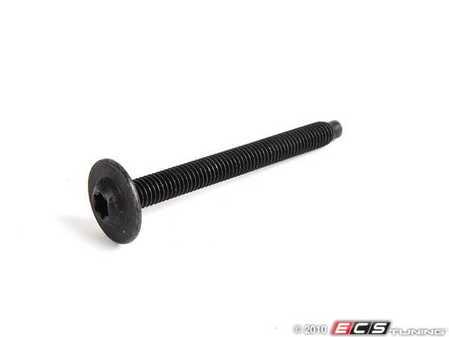 ES#472291 - WHT000425 - Bolt - Priced Each - Retains lower hood latch. M6x62 - Genuine Volkswagen Audi - Volkswagen