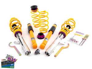 ES#2215327 - 15280087 - KW V2 Series Coilover Kit - Variant 2 coilovers offer sport handling with adjustable rebound dampening - KW Suspension - Volkswagen
