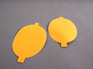 ES#2167489 - VW129-Y - Fog Light Protective Film - Yellow - Euro looks and protection at the same time - Lamin-X - Volkswagen