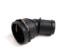 ES#10458 - 1J0122291 - Upper Radiator Coupler - Coupler that connects the upper radiator hose to the radiator - Genuine Volkswagen Audi - Volkswagen
