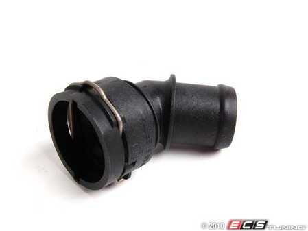 ES#10458 - 1J0122291 - Upper Radiator Coupler - Coupler that connects the upper radiator hose to the radiator - Genuine Volkswagen Audi - Volkswagen