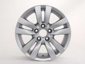ES#64988 - 36116775599 - 17" Double Spoke Style 161 Wheel - Priced Each - 17x8 ET 34 72.6 CB  - Genuine BMW - BMW