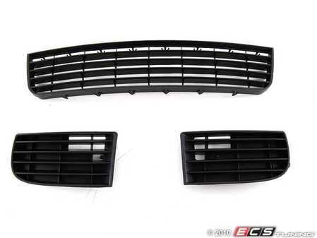 ES#2209094 - 1K089667 - MKV Rabbit 5 Bar Grille Kit - Complete 3 piece kit to convert to the Euro 5 bar grilles - Bremmen Parts - Volkswagen