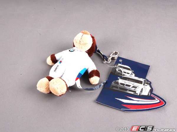 Genuine BMW - 80302208124 - BMW Motorsport Teddy Key Ring Pendant 