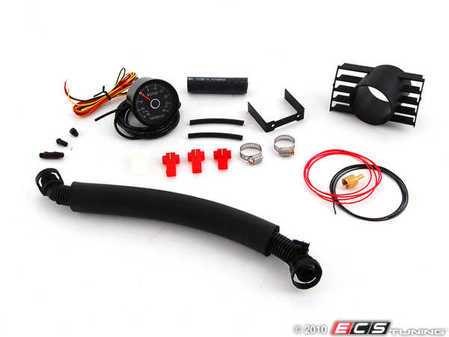 ES#2210246 - 1K08980WT - Angled Vent Pod Gauge Kit - Bright white boost gauge to match instrument cluster  for late models - ECS - 