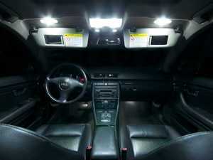 ES#2598139 - B6A4ALEDINTKT - B6 A4/S4 Avant Master LED Interior Lighting Kit - Transform your complete interior in minutes with new LED interior bulbs from Ziza - ZiZa - Audi