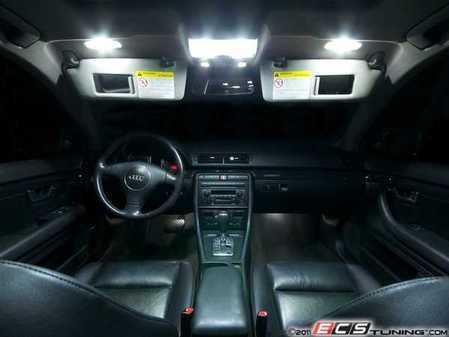 ES#2598139 - B6A4ALEDINTKT - B6 A4/S4 Avant Master LED Interior Lighting Kit - Transform your complete interior in minutes with new LED interior bulbs from Ziza - ZiZa - Audi