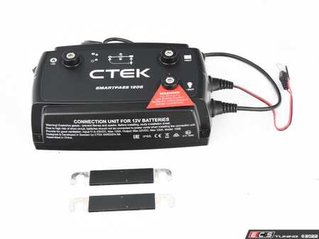 ES#4492943 - 40-289 - CTEK SMARTPASS 120S - SMARTPASS 120S charges and supplies the service battery and equipment with 120A - CTEK - Audi BMW Volkswagen Mercedes Benz MINI Porsche