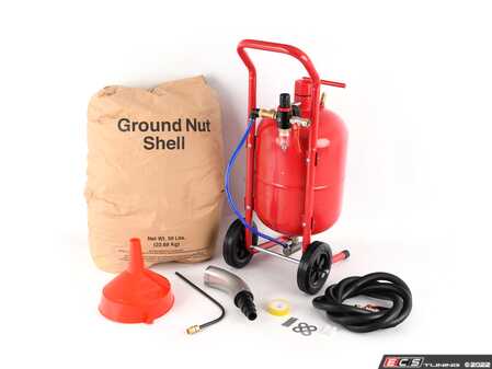 ES#4030531 - B1100008M57KT - Media Blaster Kit - Includes media blaster, walnut shell media and Genuine BMW vacuum adapter - Bav Auto Tools - BMW