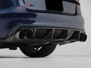 ES#4608859 - 041812LA01 - Audi C7 S6 Rear Diffuser - Gloss Black - Add some aggressive styling to your C7 S6 / A6-S line pre-facelift Audi! - ECS - Audi