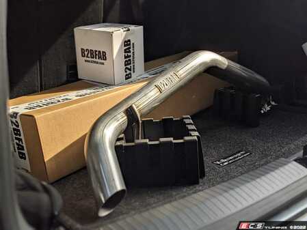 ES#4616292 - B2BFABTP - B2BFAB "TiggyPipe" Muffler Delete (Louder) - Add a nice growl to your Tiguan without being overly loud at idle or at highway cruising speeds. - B2BFAB - Volkswagen