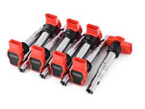 ES#4620047 - 06E905115G-8KT - Performance Ignition Coils - Set Of Eight - Increased energy output over stock coil packs for a stronger and more consistent spark! - ECS - Audi