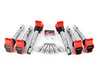 ES#4620046 - 06E905115GKT17 - Performance Ignition Service Kit - Includes six ECS Performance red coil packs and six NGK Iridium spark plugs - Assembled By ECS - Audi