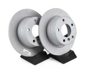 ES#3096749 - 34216794306zKT - Rear Brake Rotors - Pair - Factory braking performance - Zimmermann - BMW