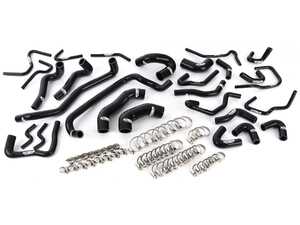 ES#4418524 - Autmk4008blk - Autobahn Autoworx Complete Silicone Coolant Hose Kit - Black - Autobahn Autoworx - 