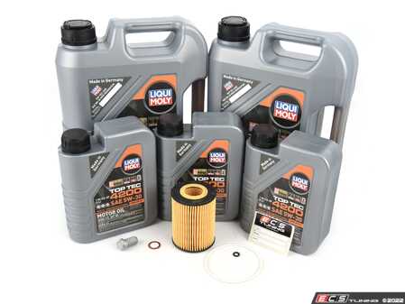 ES#4431188 - 6421800009KT8 - Liqui Moly Top Tec 4200 Diesel Oil Service Kit (5w-30) - Includes Hengst filter and Liqui Moly Top Tec 4200 229.5 Spec oil - Assembled By ECS - Mercedes Benz
