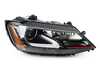 ES#2831435 - 5C7941752K - HID Headlight Assembly - Right - With LED DRLs and red stripe - Genuine Volkswagen Audi - Volkswagen