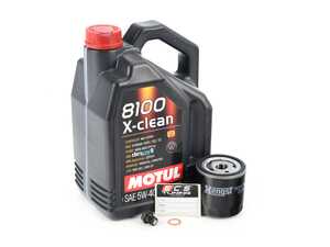 ES#3005995 - 04E115561HKT4 - Oil Service Kit - With Magnetic Drain Plug - Includes Motul Oil, Hengst Filter, And Magnetic Drain Plug - Assembled By ECS - Volkswagen