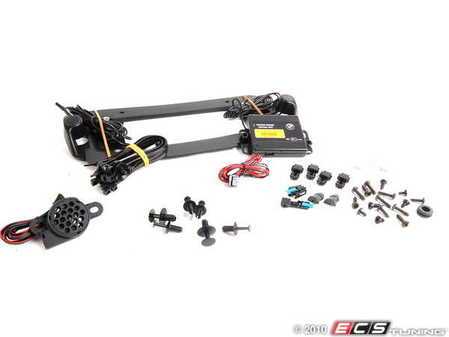 ES#183998 - 66210416597 - Rear PDC Retrofit Kit - (NO LONGER AVAILABLE) - Used to install PDC controls onto the rear hatch license plate mount and never fear parking again - Genuine BMW - 