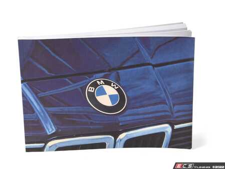 ES#12763 - 01409760980 - Owner's Handbook E23 - Genuine BMW - BMW