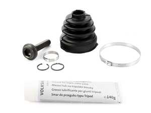 ES#454412 - 8N0498201B - Inner CV Joint Boot Kit - Priced Each - Complete boot kit with hardware and grease - Genuine Volkswagen Audi - Audi