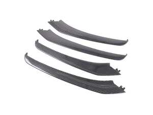 ES#4620425 - E321 - Rennline Carbon Fiber Front Air Duct Splitters - Carrera S - Complete carbon fiber replacement for factory splitters - Rennline - Porsche