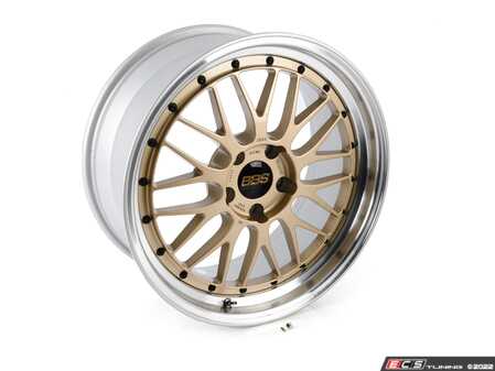 ES#4759335 - LM403GPKKT2 - 19" BBS LM Wheels - Set Of Four - 19x9 ET27 5x120 72.6CB - Gold with Diamond Cut Lip - BBS - BMW