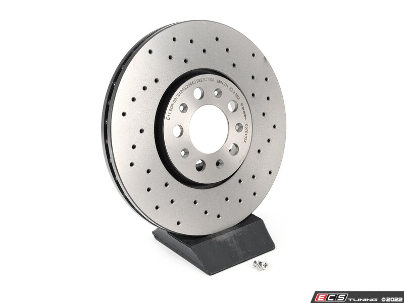 Brembo - 6R0615301A - Premium Xtra Cross Drilled UV Coated Rotor