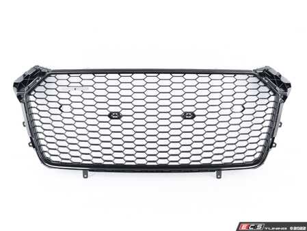 ES#3417399 - 4S0853651GRN4 - Grille Assembly - Grille assembly without the Quattro name plate. - Genuine Volkswagen Audi - Audi