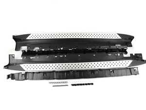ES#4492578 - SSBOEX507LN - Aluminum Side Step Factory Style Running Boards - E70 - 1 pair of side step rail nerf bars/running boards with pre-inserted black anti-slip polyethylene step dots - Spec-D Tuning - BMW
