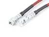 ES#4613191 - 018843LA01 - MK8 Golf R / 8Y S3 Exact-Fit Front Brake Hose Set - Red - Front set of DOT-compliant brake lines for an improved pedal feel - ECS - Audi Volkswagen