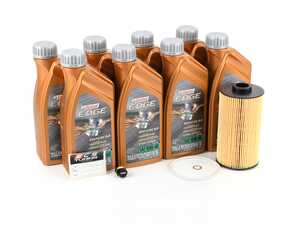 ES#2893817 - 11427510717mnnKT - Castrol TWS Oil Change Kit / Inspection I - Featuring high quality aftermarket components & our magnetic drain plug - Assembled By ECS - BMW