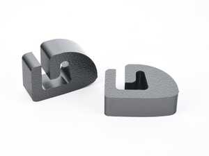 ES#4616254 - B2BFABCHBLKHDPE - B2BFAB Cargo Hooks - Black HDPE - Secure your cargo/groceries to your unused rear seat top tether anchor points. - B2BFAB - Volkswagen