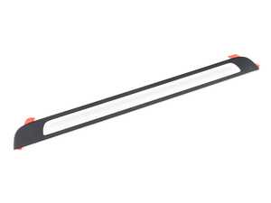 ES#2180932 - 4G08533739B9 - Front Door Sill - Satin Black / Aluminum - Left - Keep your interior looking clean - Genuine Volkswagen Audi - Audi