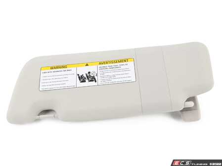 ES#3418344 - 51167424698 - Right Illuminated Sun Visor - Satellite Gray - Replace your broken or missing visor - Genuine MINI - MINI