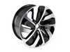 ES#3533963 - 3G8071499FZZ - 19-inch Montevideo Wheel - Priced Each - 19"x8.0", ET40, 5x112 - Black turned aluminium - Genuine Volkswagen Audi - Audi Volkswagen