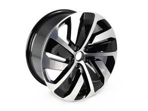 ES#3533963 - 3G8071499FZZ - 19-inch Montevideo Wheel - Priced Each - 19"x8.0", ET40, 5x112 - Black turned aluminium - Genuine Volkswagen Audi - Audi Volkswagen