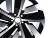 ES#3533963 - 3G8071499FZZ - 19-inch Montevideo Wheel - Priced Each - 19"x8.0", ET40, 5x112 - Black turned aluminium - Genuine Volkswagen Audi - Audi Volkswagen