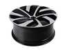 ES#3533963 - 3G8071499FZZ - 19-inch Montevideo Wheel - Priced Each - 19"x8.0", ET40, 5x112 - Black turned aluminium - Genuine Volkswagen Audi - Audi Volkswagen