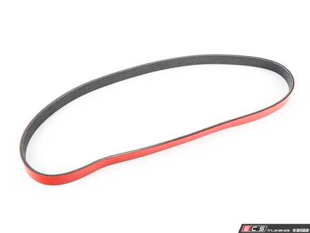 ES#4485245 - 6pk1155 - Performance Kevlar Reinforced Accessory Belt - B58 - Our Red Kevlar accessory Belts are both an aesthetic improvement and a performance alternative to a traditional belt. Replaces BMW # 11288613707 - ECS - BMW