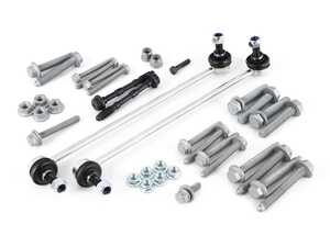 ES#2776751 - 1K0411303KT1 - Front Sway Bar Installation Kit - With standard front sway bar end links - All of the necessary one-time use hardware for front sway bar installation - Assembled By ECS - Volkswagen