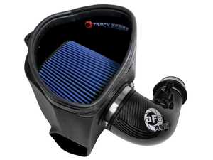 ES#4620728 - 57-10026R - Track Series Carbon Fiber Cold Air Intake System - Pro 5R Filter - With carbon fiber components, impressive power gains, and the increased sound of the spooling turbo, the Track Series was made for performance enthusiasts like you. - AFE - BMW