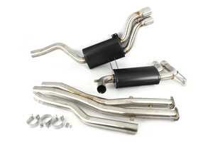 ES#3669083 - 49-36344-P - E46 M3 MACH Force-Xp Stainless Steel Cat-Back Exhaust - Mandrel-bent stainless steel with polished tips - +15hp +13lb/ft - AFE - BMW