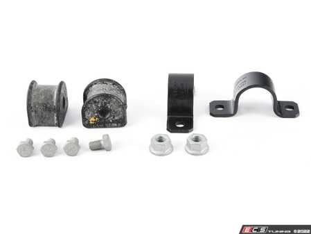 ES#2588606 - 8A0511439KT2 - Rear Sway Bar Installation Kit - Everything you need to install a new OE rear sway bar  - Assembled By ECS - Audi