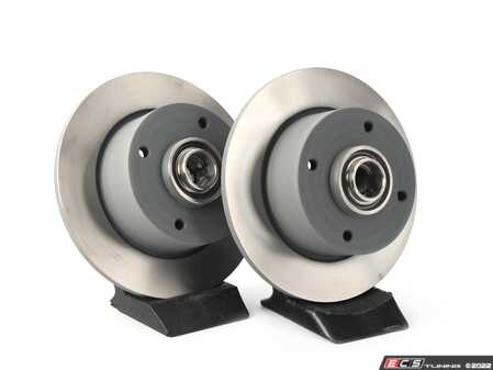 ES#2592576 - 411407075BKT1 - Front Brake Rotors - Pair 11.12" (282.5mm) - Front axle fitment - Both left and right - Sebro - Porsche