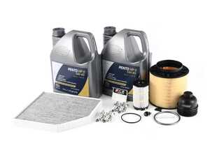 ES#2765388 - 8K0133843KT5 - 40K Service Kit - With ECS Magnetic Drain Plug & Billet Oil Filter Housing - Everything you need to perform the recommended 40k mile service - Assembled By ECS - Audi