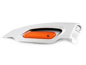 ES#2136578 - 51139804608 - Side Carrier Turn Signal Trim Silver - Right - Mounts to the quarter panel location - Genuine MINI - MINI